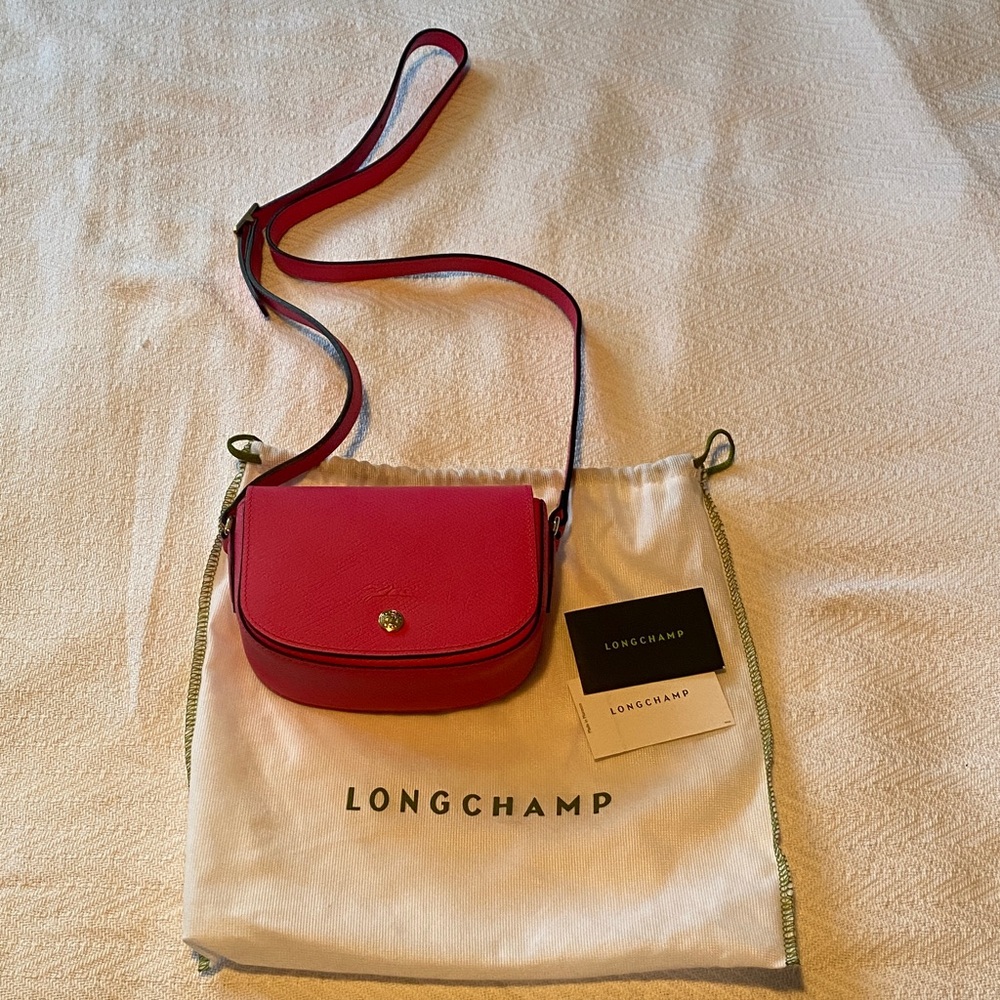 Longchamp Vibrant Pink Crossbody Bag